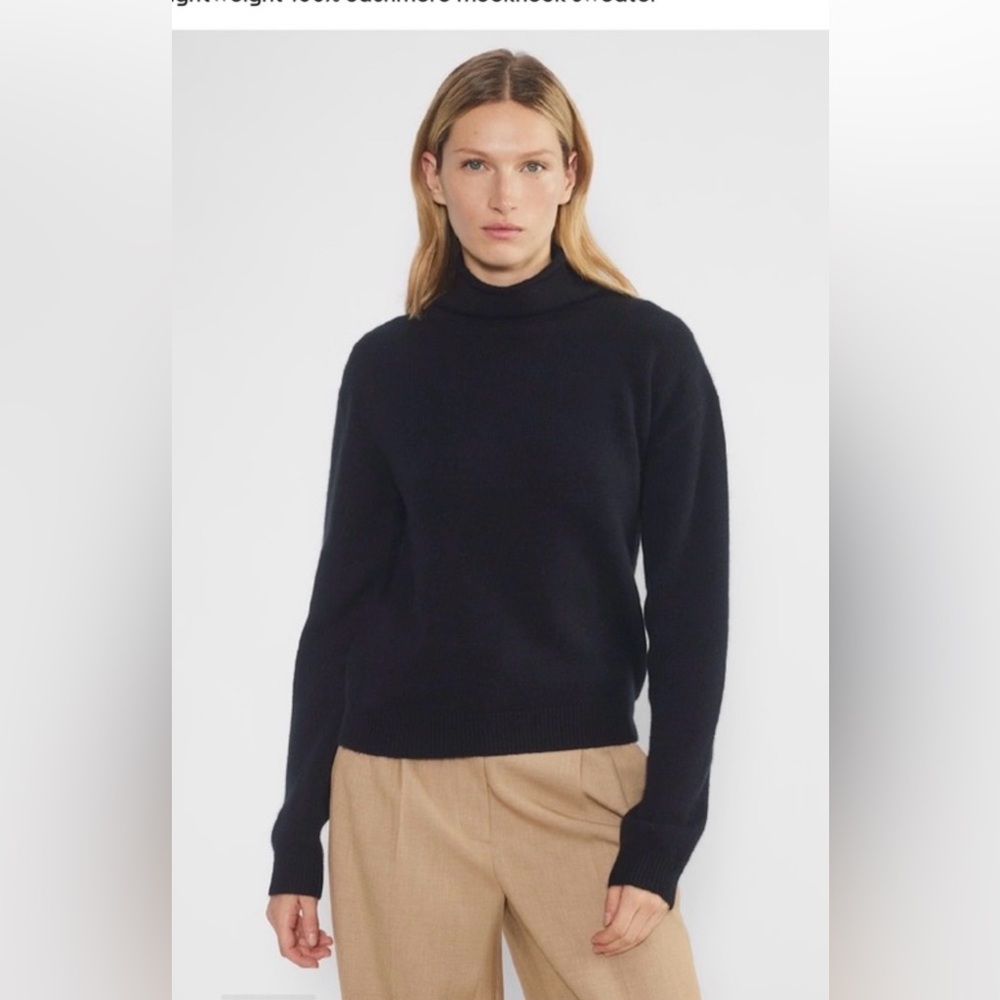 Aritzia Cashmere Mockneck Sweater